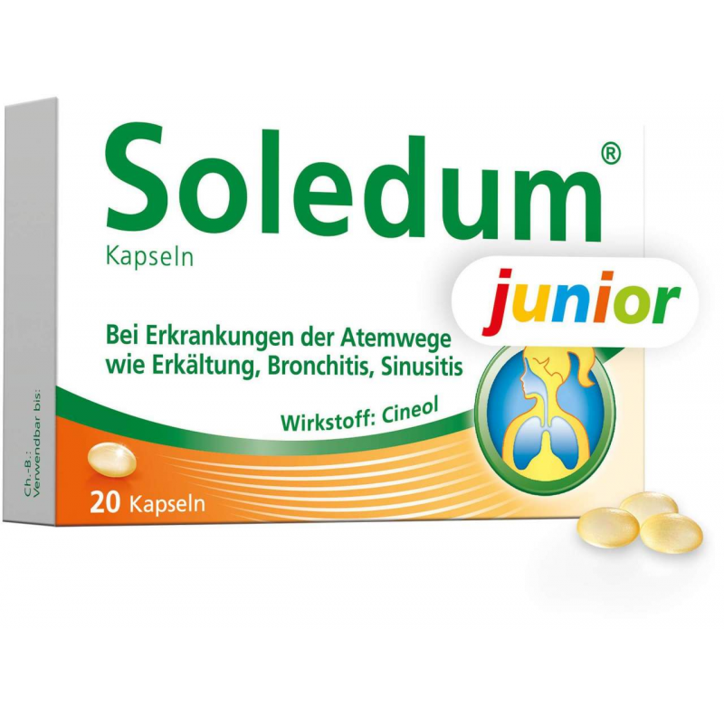 Soledum Kapseln Junior 100 mg 20 magensaftresistente Kapseln