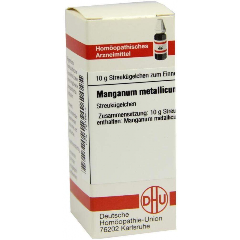 Dhu Manganum Metallicum D12 Globuli