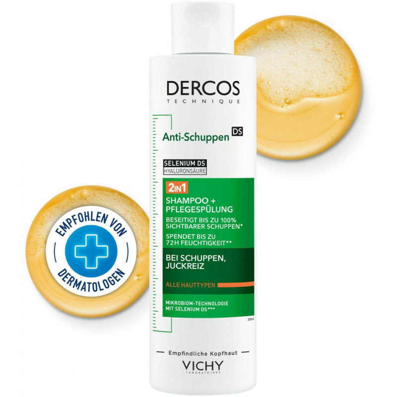 Vichy Dercos Anti-Schuppen 2in1 Shampoo + Conditioner 200 ml
