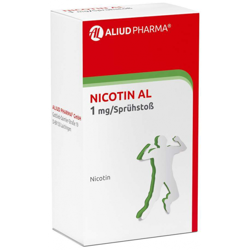 Nicotin AL 1 mg pro Sprühstoß Spray 2 Stück