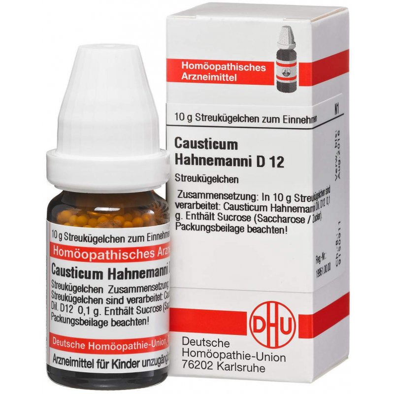 Dhu Causticum Hahnemanni D12 10g Globuli