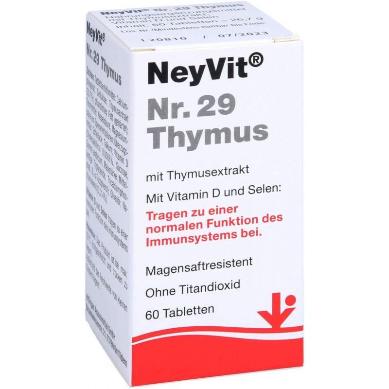 Neyvit Nr.29 Thymus 60 Magensaftresistente Tabletten