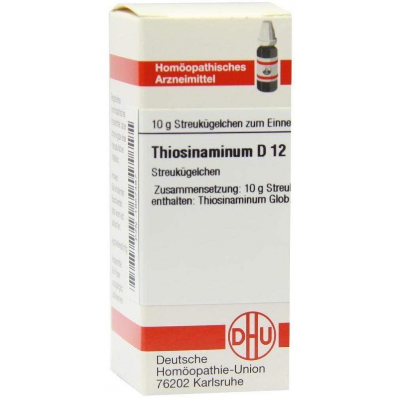 Dhu Thiosinaminum D12 10 G Globuli