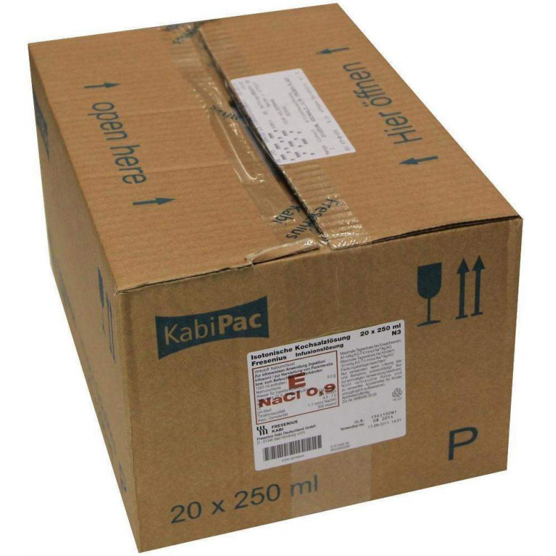 Kochsalzlösung 0,9 % Plastikflasche Fresenius 20 X 250 Ml...