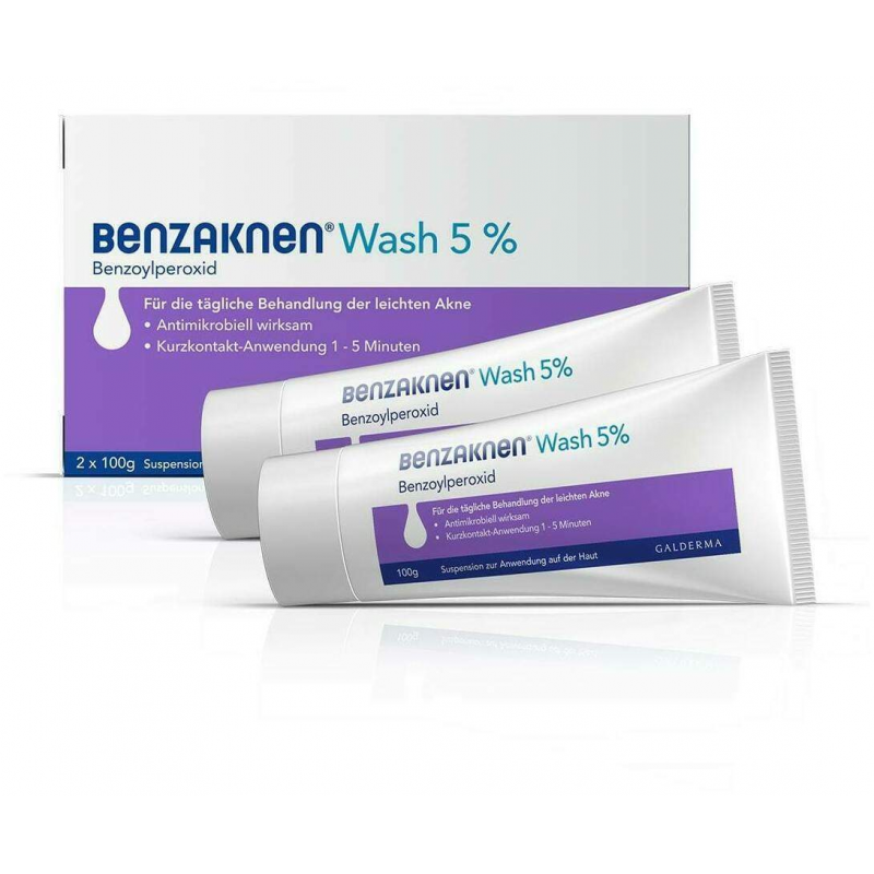 Benzaknen Wash 5 % Suspension 2 x 100 g