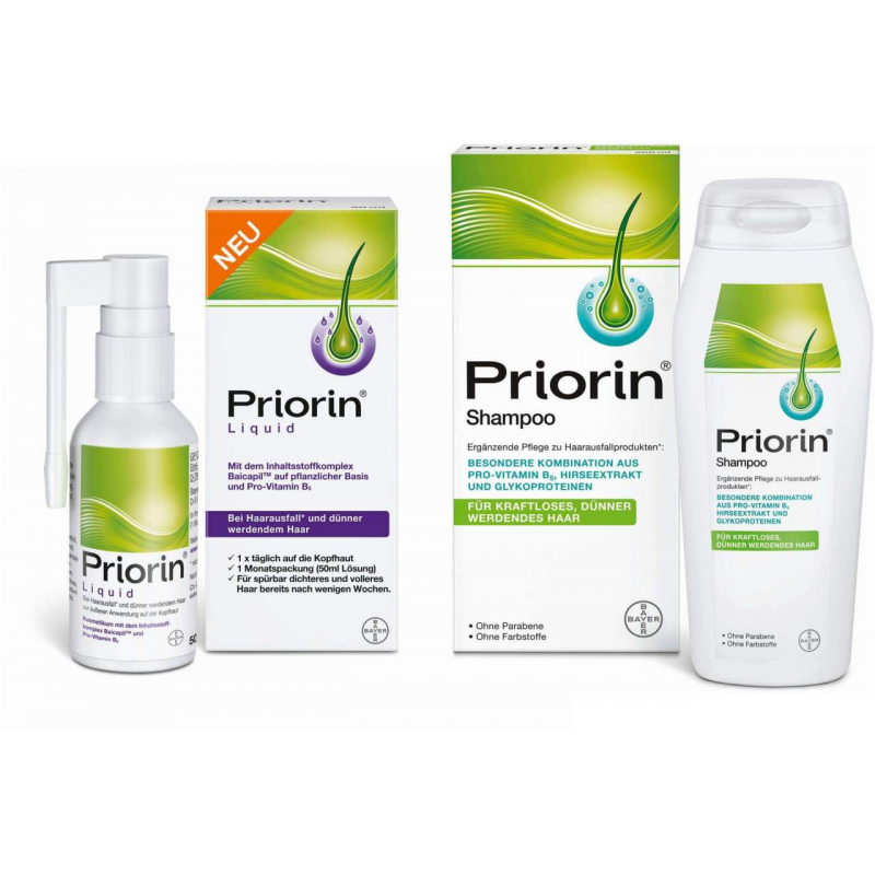 Priorin Liquid Pumplösung 1 x 50 ml + Priorin Shampoo 200 ml