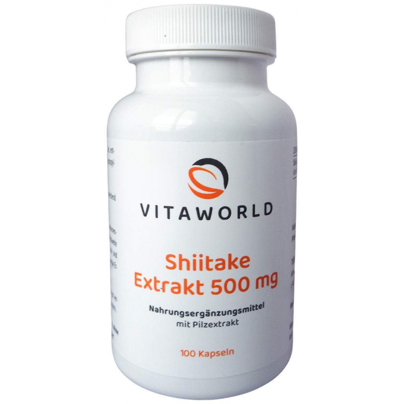 Shiitake Extrakt 500 mg 100 Kapseln