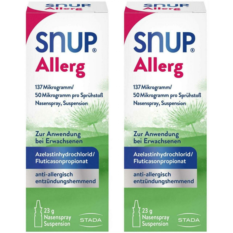 Snup Allerg Nasenspray mit Azelastin und Fluticason 2 x 23 g