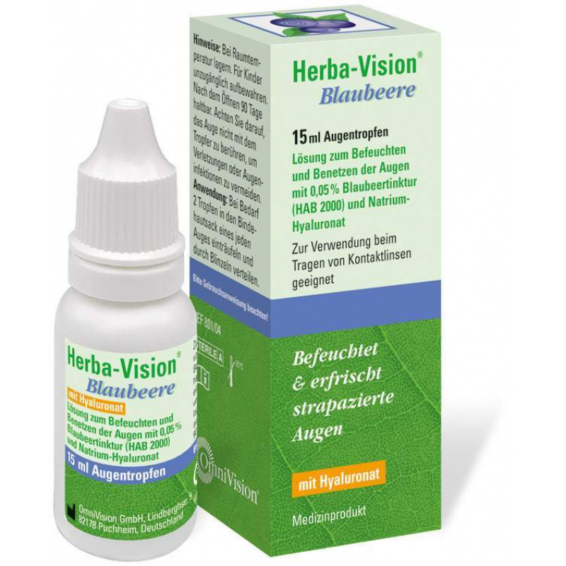 Herba Vision Blaubeere 15 ml Augentropfen