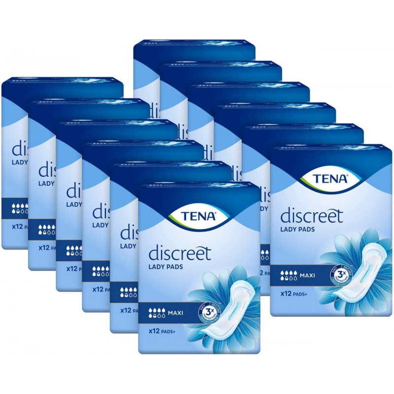 Tena Lady Discreet Einlagen Maxi 12 x 12 Stück