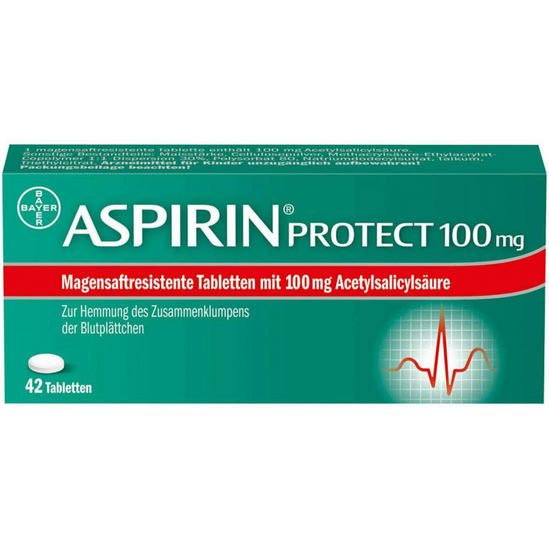 Aspirin Protect 100 mg 42 magensaftresistente Tabletten