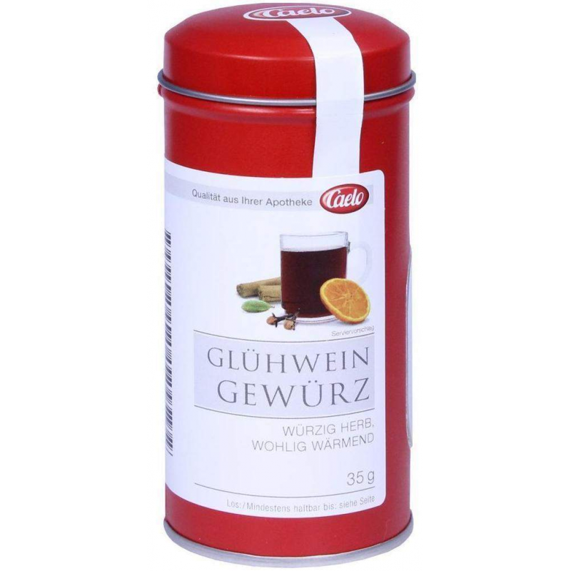 Glühweingewürz Caelo Hv Packung Blechdose 35 G