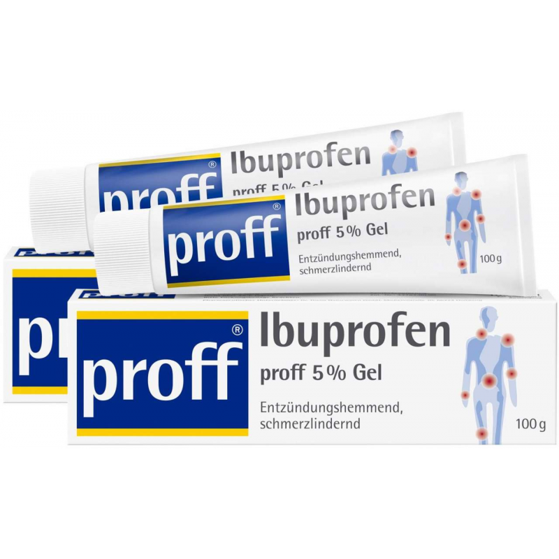Ibuprofen proff 5% Gel 2 x 100 g