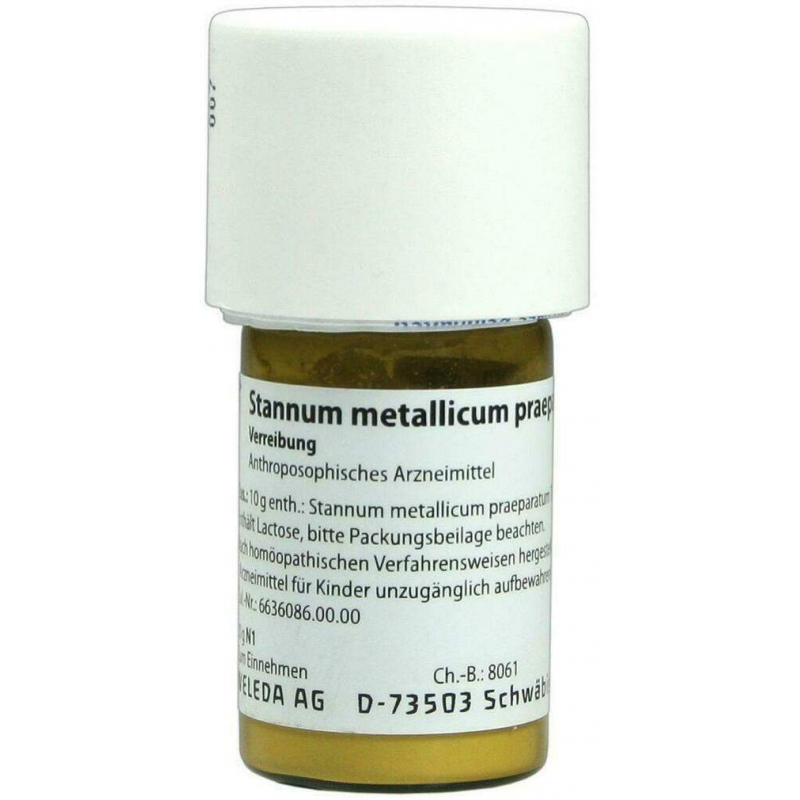 Weleda Stannum Metallicum Praeparatum D12 20 G Trituraiton