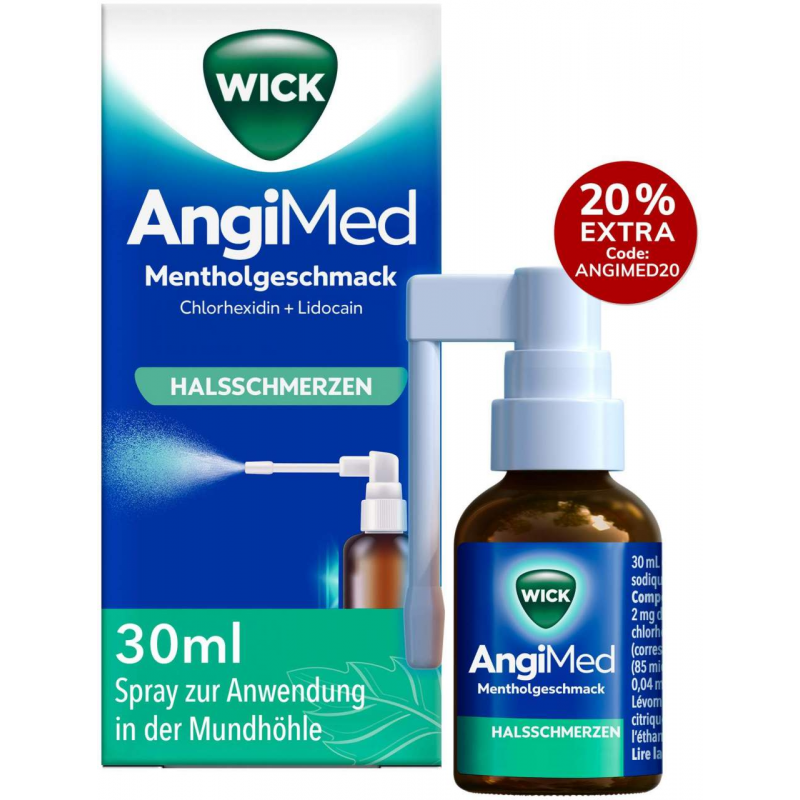 WICK AngiMed Mentholgeschmack 30 ml Spray