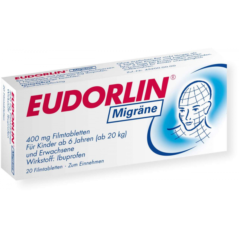 Eudorlin Migräne Filmtabletten 20 Stück