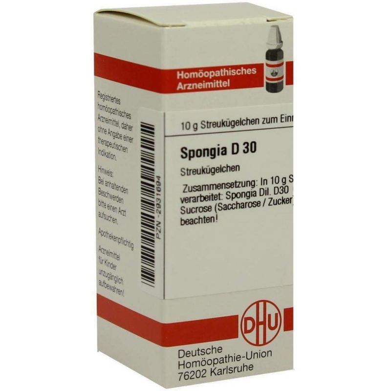 Dhu Spongia D30 10 G Globuli