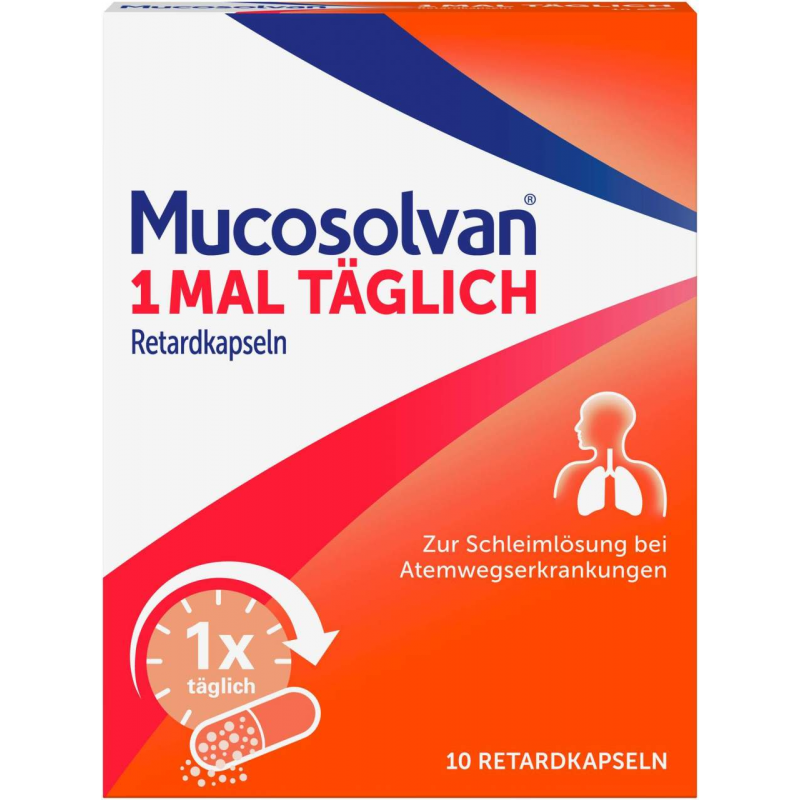 Mucosolvan 1mal täglich 10 Retardkapseln