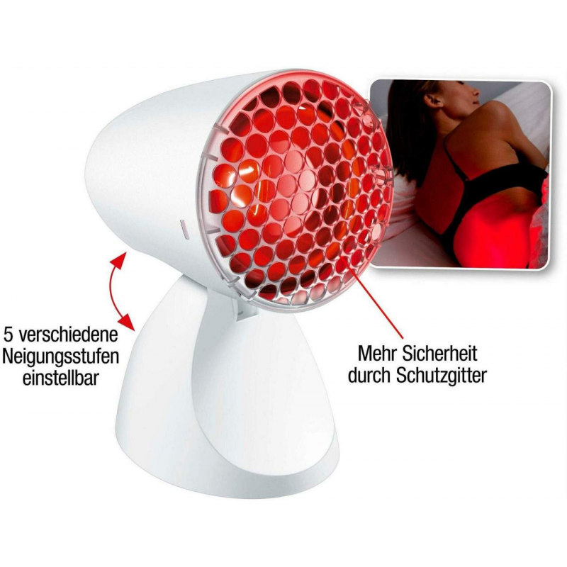Infrarotlampe Sanitas SIL 06 mit Schutzgitter 1 Stück