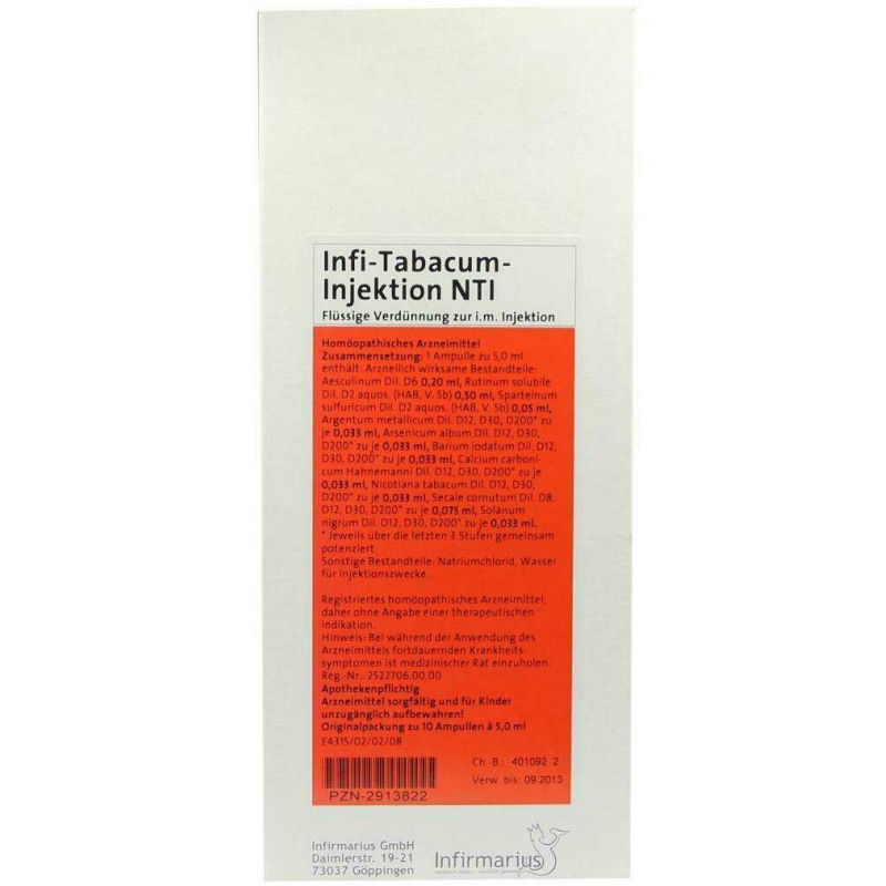 Infi Tabacum Injektion Nti Ampullen