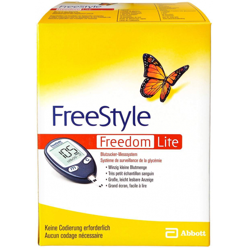 Freestyle Freedom Lite Set mg-dl ohne Codieren 1 Stück