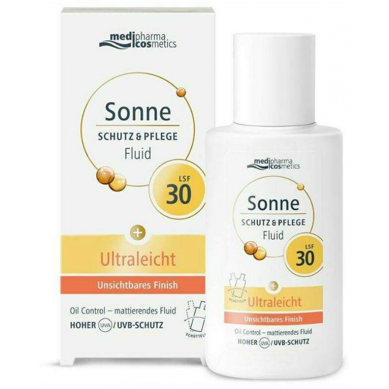 medipharma cosmetics Sonne Schutz & Pflege Fluid ultraleicht LSF 30 50 ml Lotion