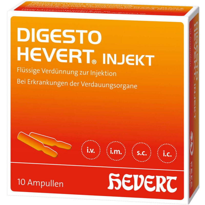 Digesto Hevert Injekt 10 x 2 ml Ampullen