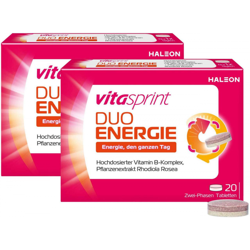 Vitasprint Duo Energie 2 x 20 Tabletten