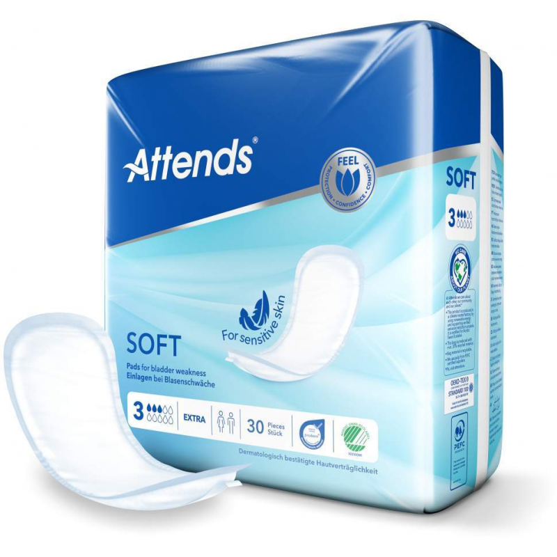 Attends Soft 3 Extra Einlagen 30 Stück
