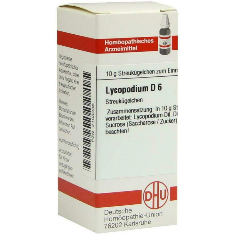 Lycopodium D6 Dhu 10 G Globuli