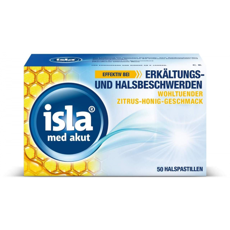 isla med akut Zitrus-Honig 50 Pastillen