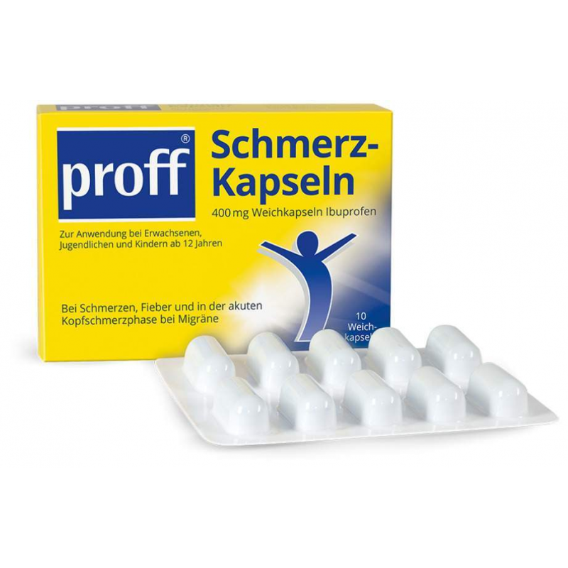 Proff Schmerzkapseln 400 mg 10 Stück
