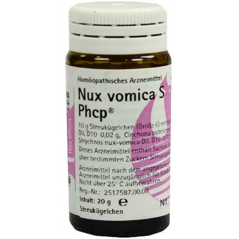 Nux Vomica S Phcp Globuli 20 G