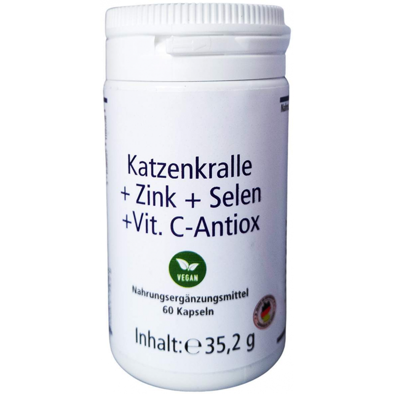 Katzenkralle+zink+selen+vit.C-Antiox Kapseln