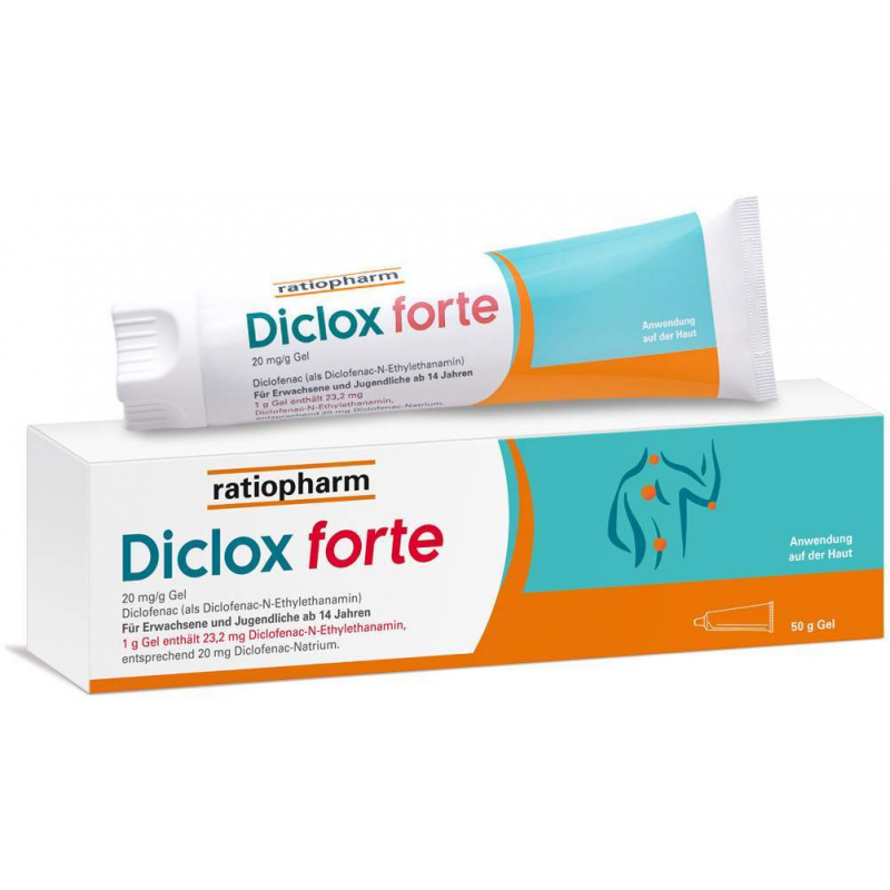 Diclox forte Ratiopharm Gel 50 g