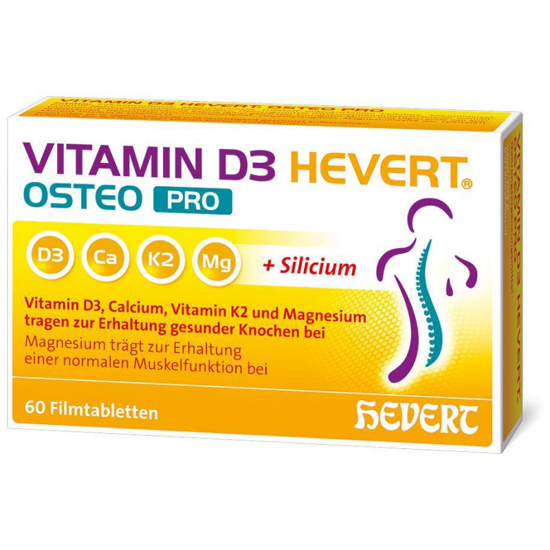 Vitamin D3 Hevert Osteo Pro 60 Filmtabletten