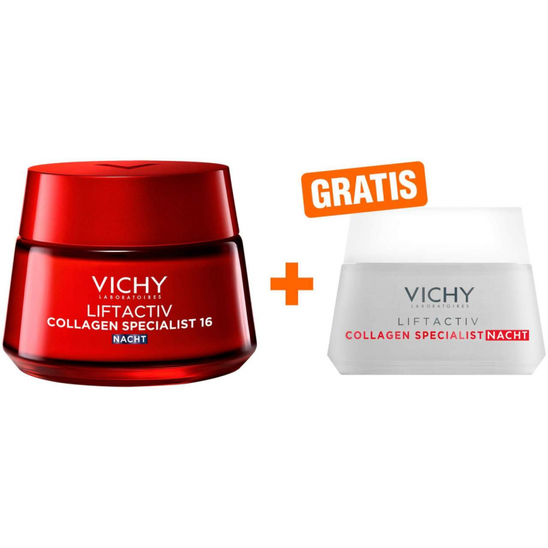 Vichy Liftactiv Collagen Specialist 16 Nacht 50 ml Creme + gratis Vichy Liftactiv Collagen Specialist Nacht 15 ml