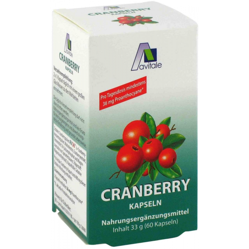 Cranberry Kapseln 400 mg 60 Stück