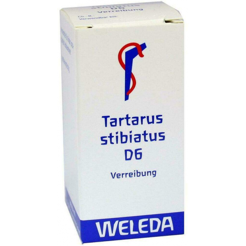 Weleda Tartarus Stibiatus D6 20 G Trituration