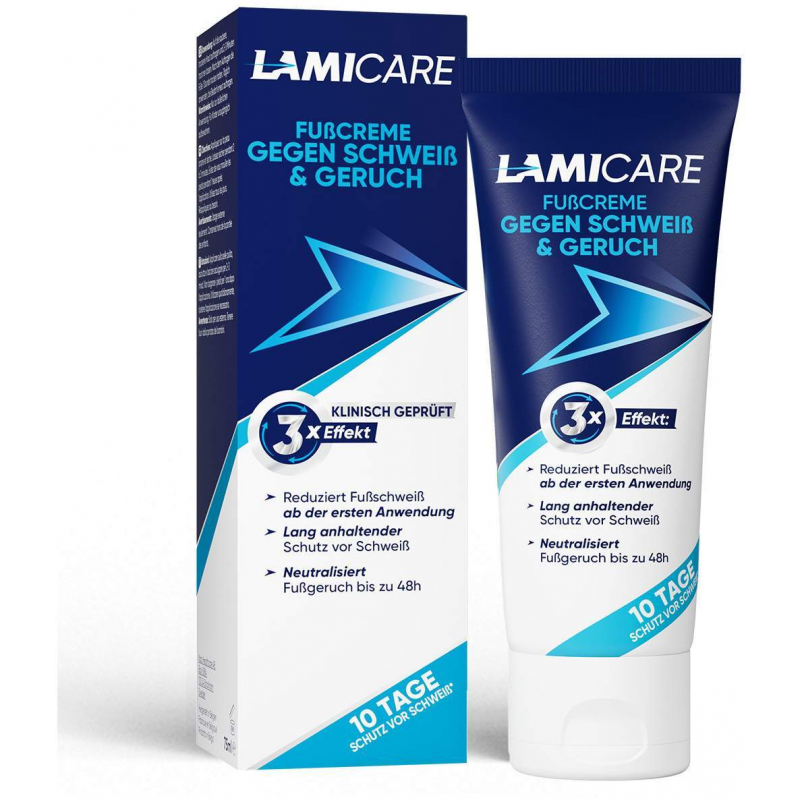LamiCare Fußcreme gegen Schweiß & Geruch 75 ml