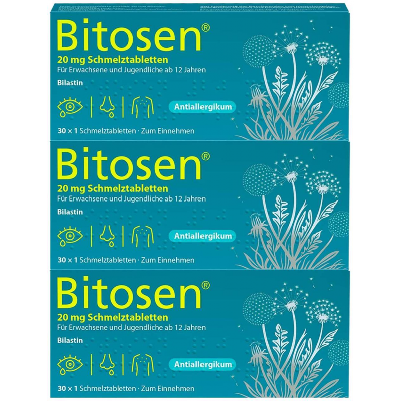 Bitosen 20 mg 3 x 30 Schmelztabletten