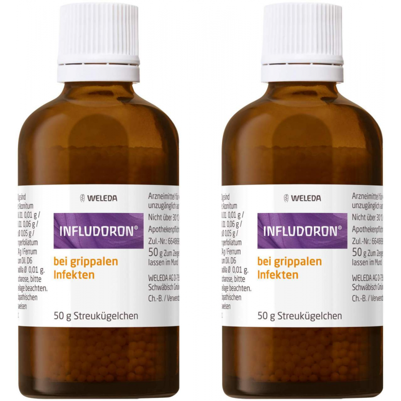 Weleda Infludoron Streukügelchen 2 x 50 g Globuli