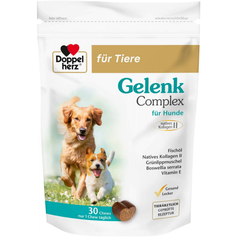 Doppelherz Gelenk Complex für Hunde 30 Chews