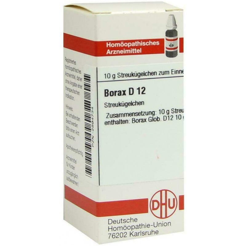 Dhu Borax D12 10 G Globuli