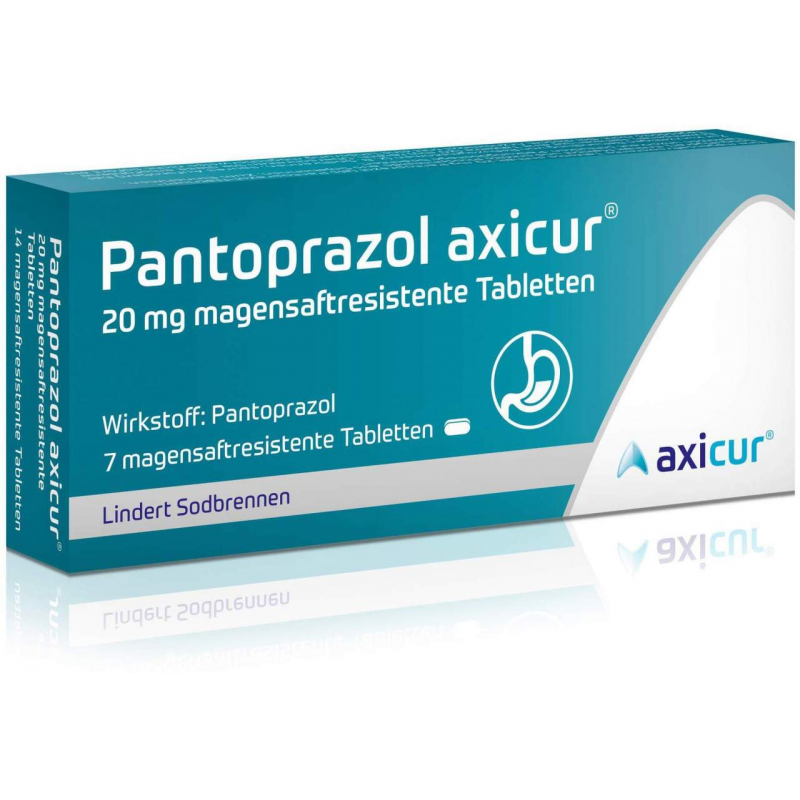 Pantoprazol Axicur 20 mg 7 Magensaftresistente Tabletten
