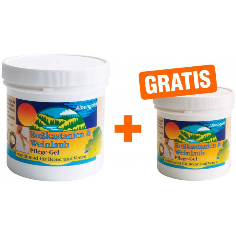 Rosskastanien Weinlaub Gel 500 ml+ Gratis Weinlaub Gel 250 ml