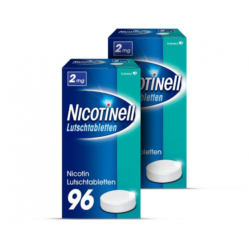 Nicotinell Lutschtabletten 2 mg Mint Sparset 2 x 96 Stück