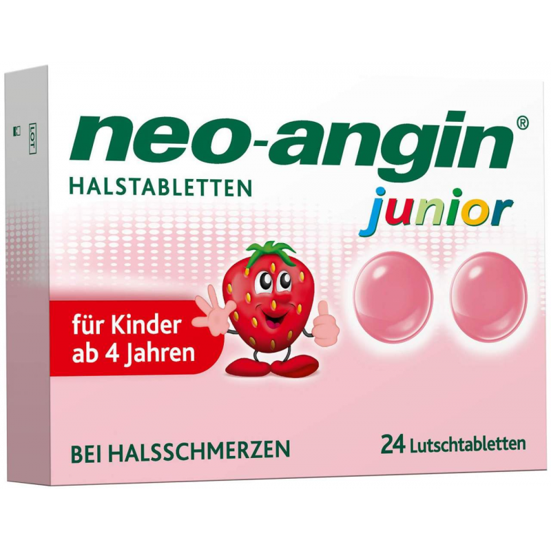 Neo Angin junior Halstabletten 24 Stück