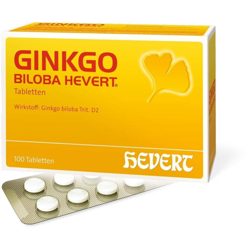Ginkgo Biloba Hevert 100 Tabletten