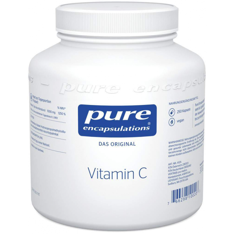 Pure Encapsulations Vitamin C 250 Kapseln
